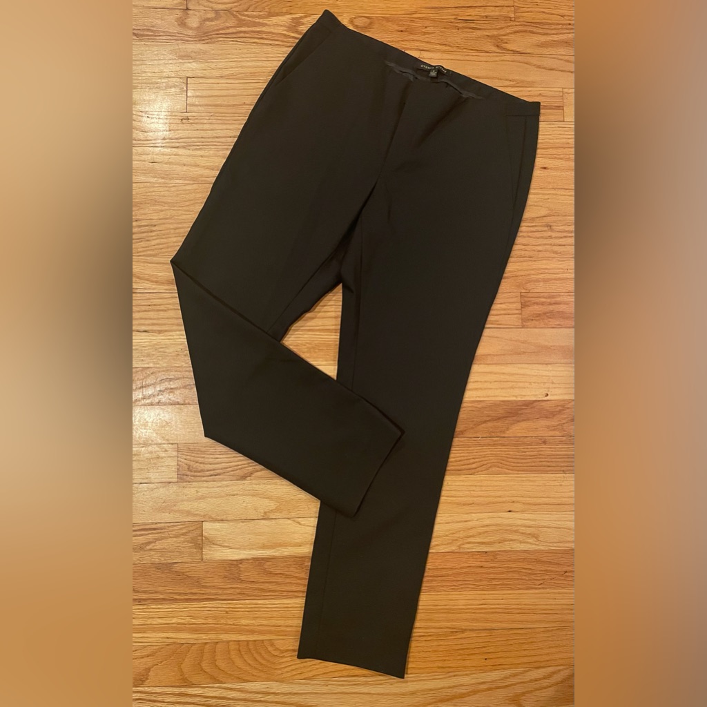 Cynthia Steffe Black Straight Tapered Dress Pants / Trousers